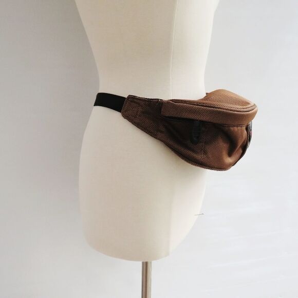 Tumi Womens Mens Unisex Bronze Brown Structured Travel Waist Fanny Pack - Picture 14 of 16